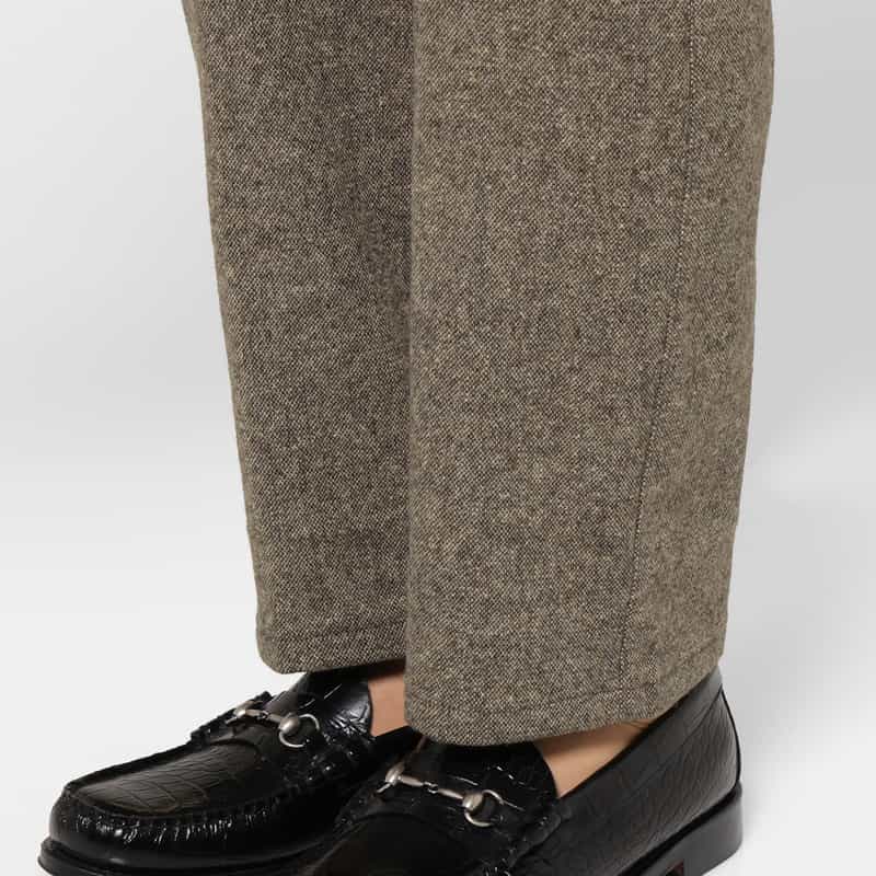 BARNEYS NEW YORK ストレッチ素材カーゴパンツ BROWN