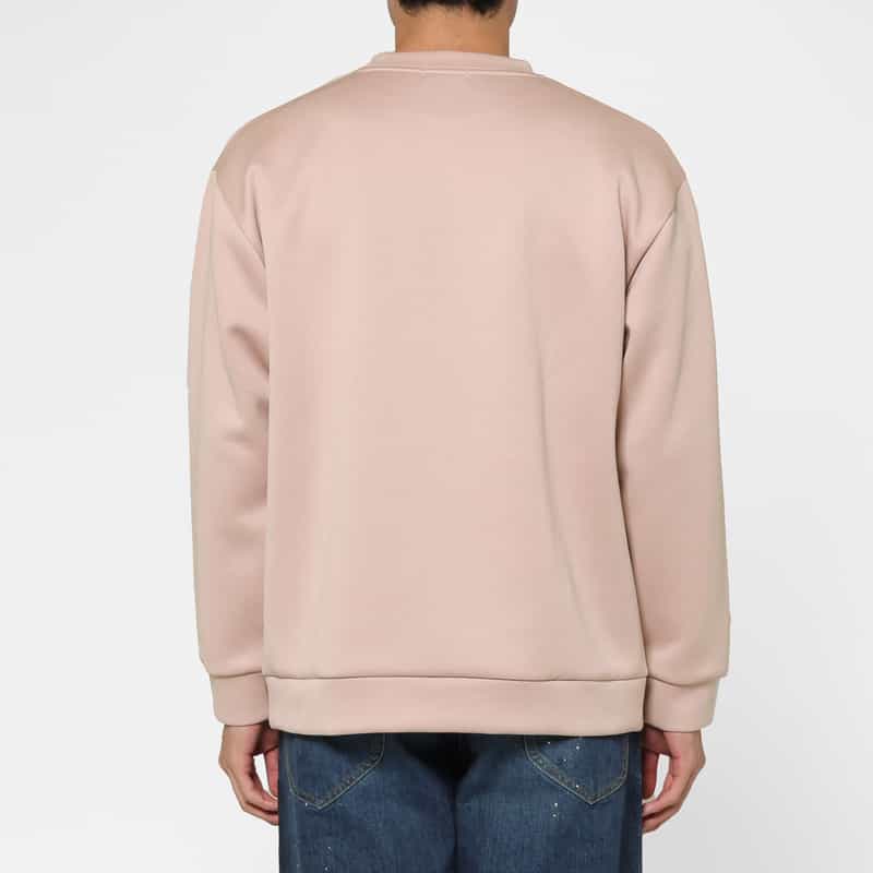 BARNEYS NEW YORK ダンボールニット素材クルーネックニットプルオーバー PINK