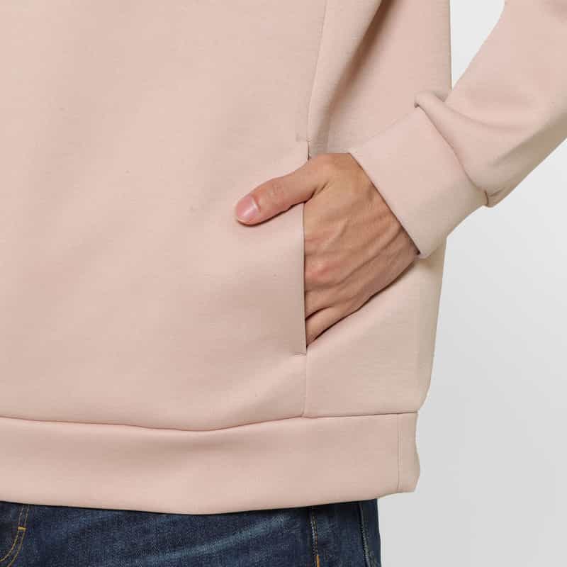 BARNEYS NEW YORK ダンボールニット素材クルーネックニットプルオーバー PINK