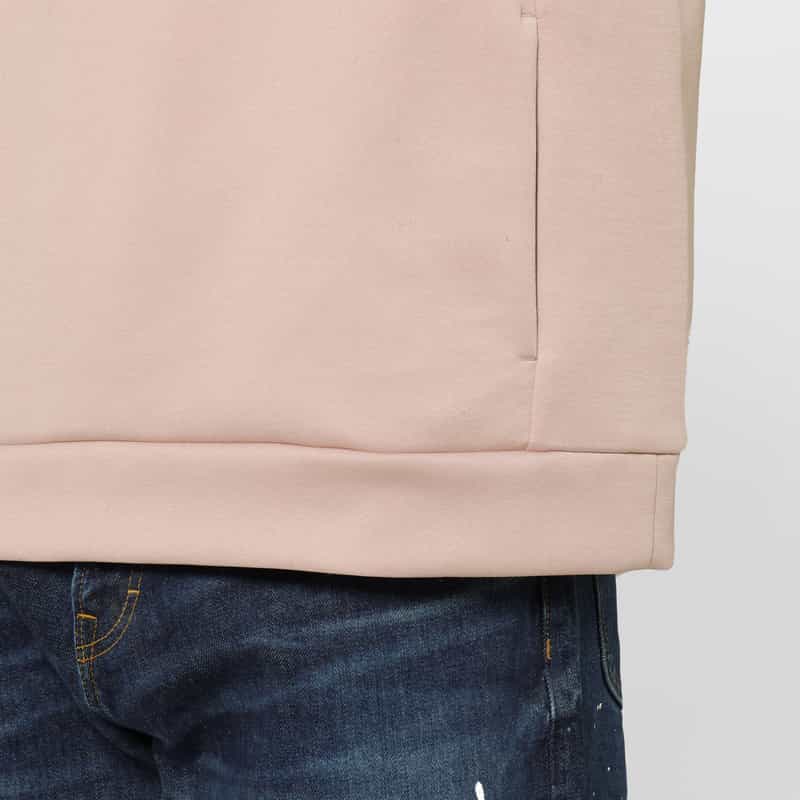 BARNEYS NEW YORK ダンボールニット素材クルーネックニットプルオーバー PINK