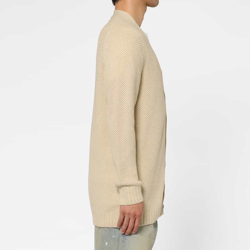 BARNEYS NEW YORK ロングニットカーディガン BEIGE