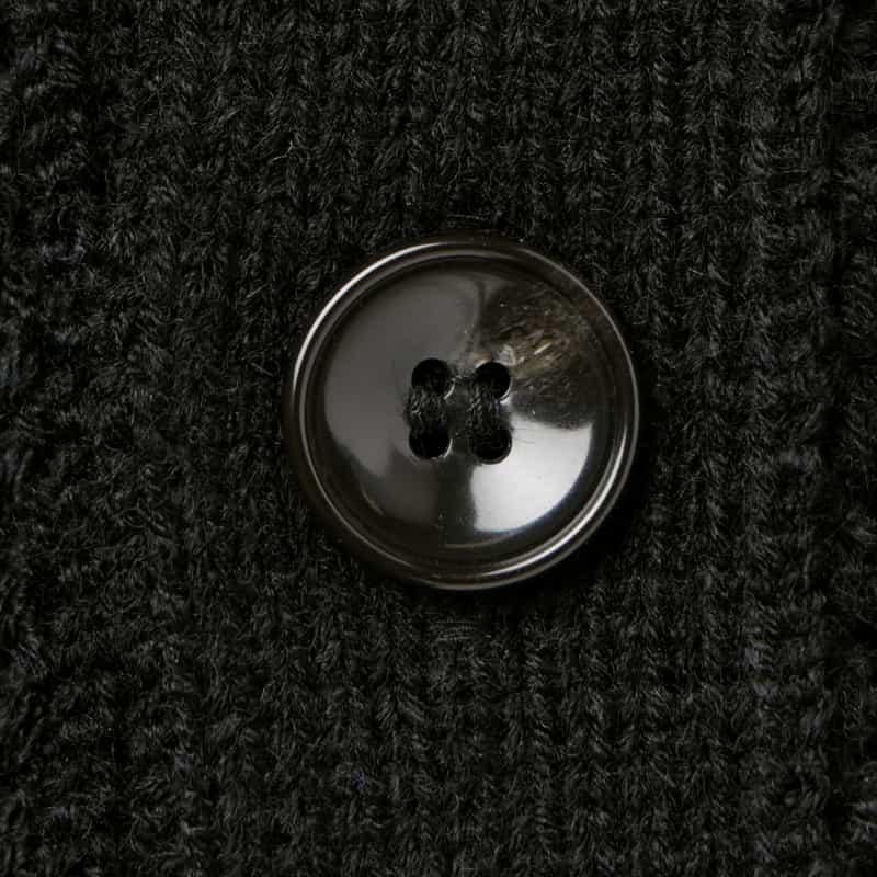BARNEYS NEW YORK ロングニットカーディガン BLACK