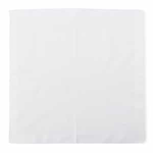 イニシャルコットンハンカチ (WHITE)