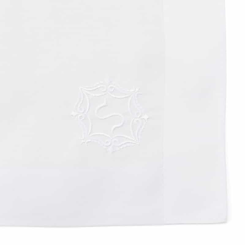 BARNEYS NEW YORK イニシャルコットンハンカチ （WHITE） WHITE