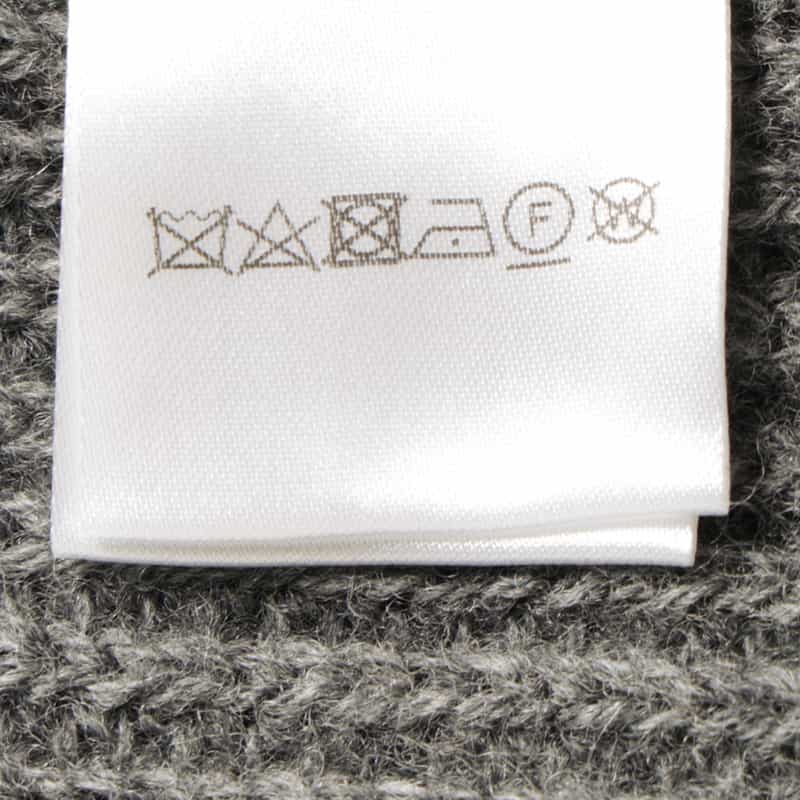 BARNEYS NEW YORK ウール素材タートルネックニットプルオーバー GRAY