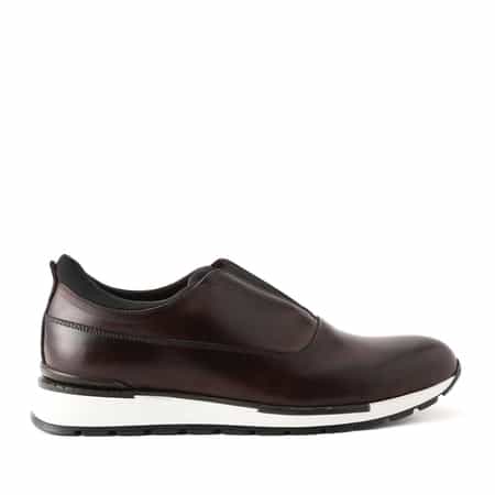 バーニーズニューヨーク　レザーシューズ レザースリップオンスニーカー（2164785）｜BARNEYS NEW YORK