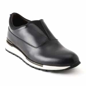バーニーズニューヨーク　レザーシューズ レザースリップオンスニーカー（2164785）｜BARNEYS NEW YORK