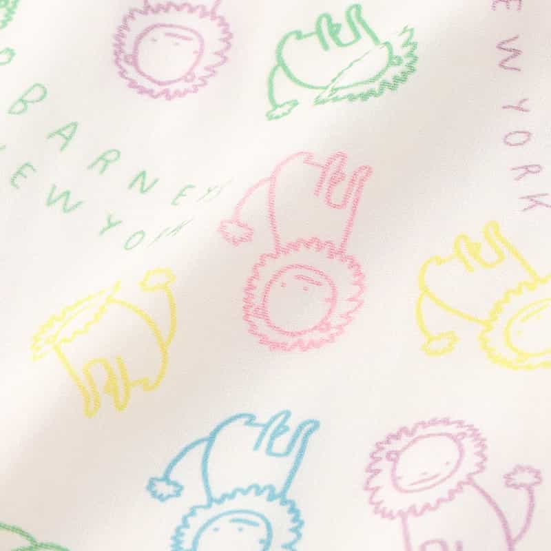 BARNEYS NEW YORK ライオンプリントスワドル 2点セット NONE