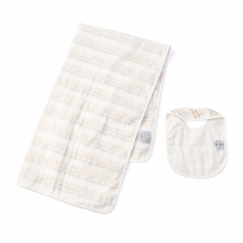 BARNEYS NEW YORK ライオンプリント スタイ&スワドルセット NONE