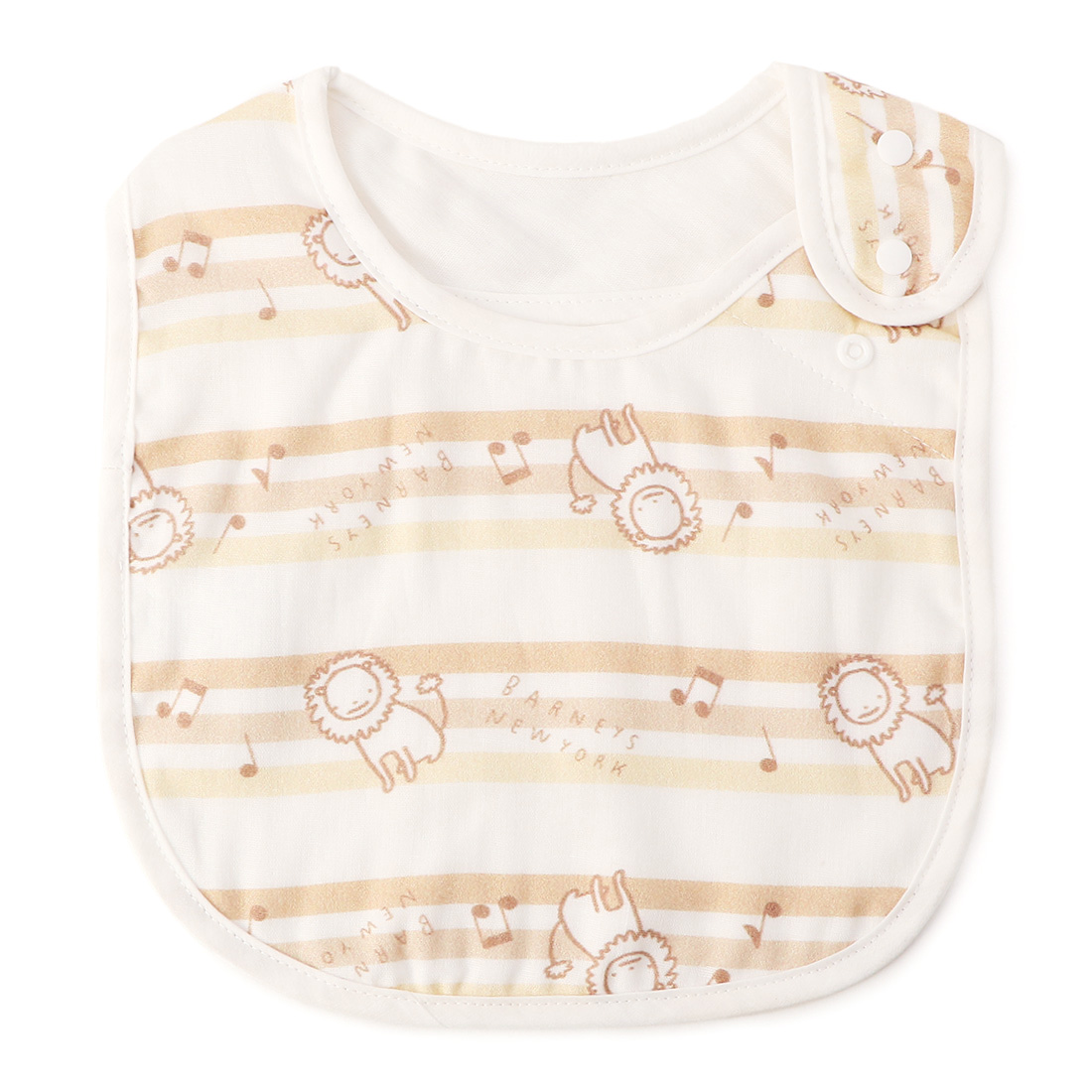 ライオンスコア柄コットンガーゼ スタイ