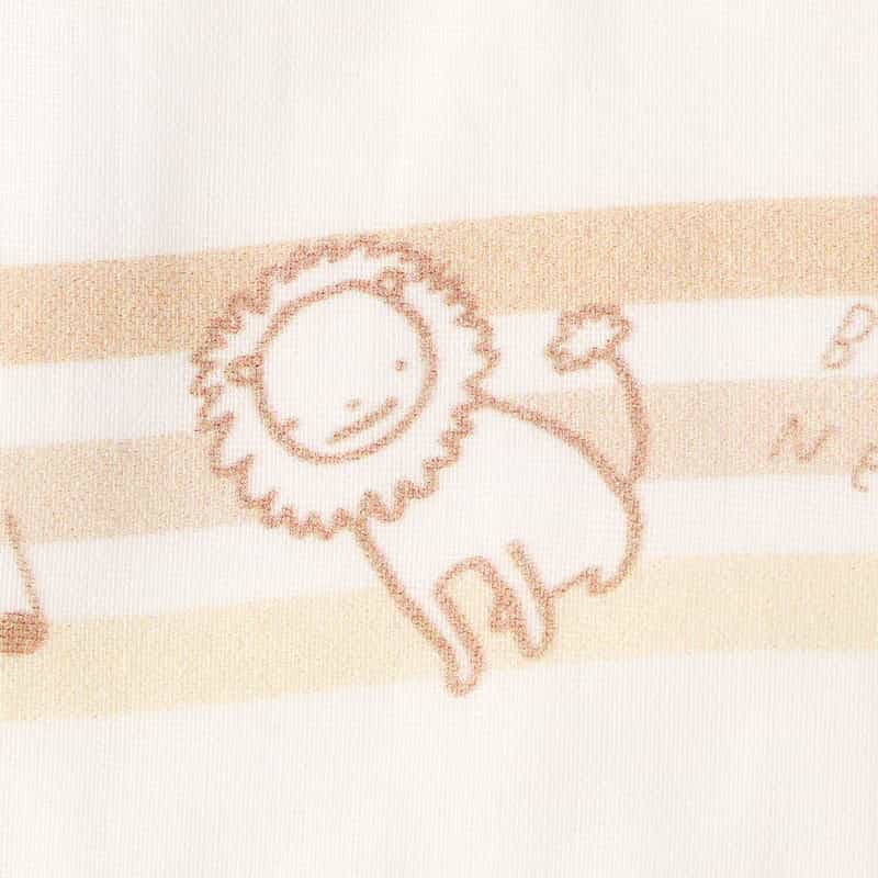 BARNEYS NEW YORK ライオンスコア柄コットンガーゼ スタイ NONE