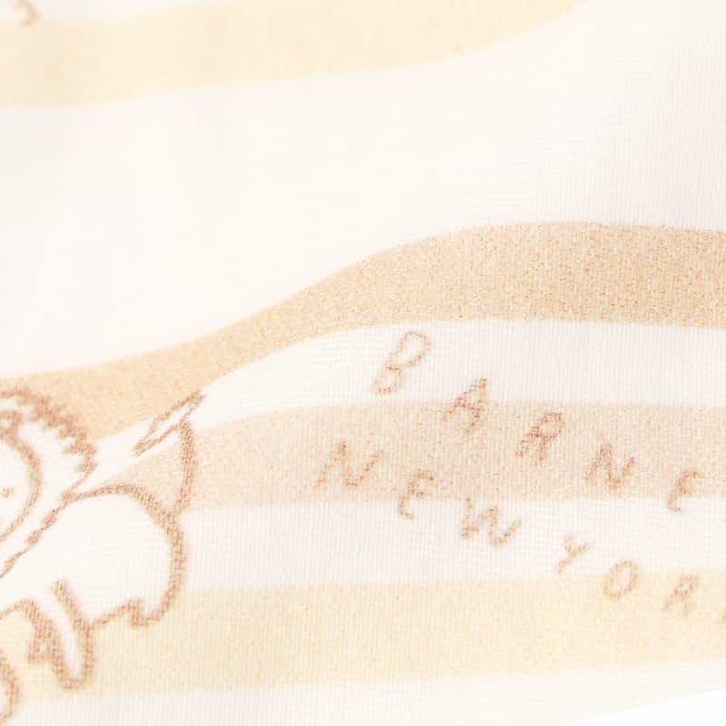 BARNEYS NEW YORK ライオンスコア柄コットンガーゼ スタイ NONE