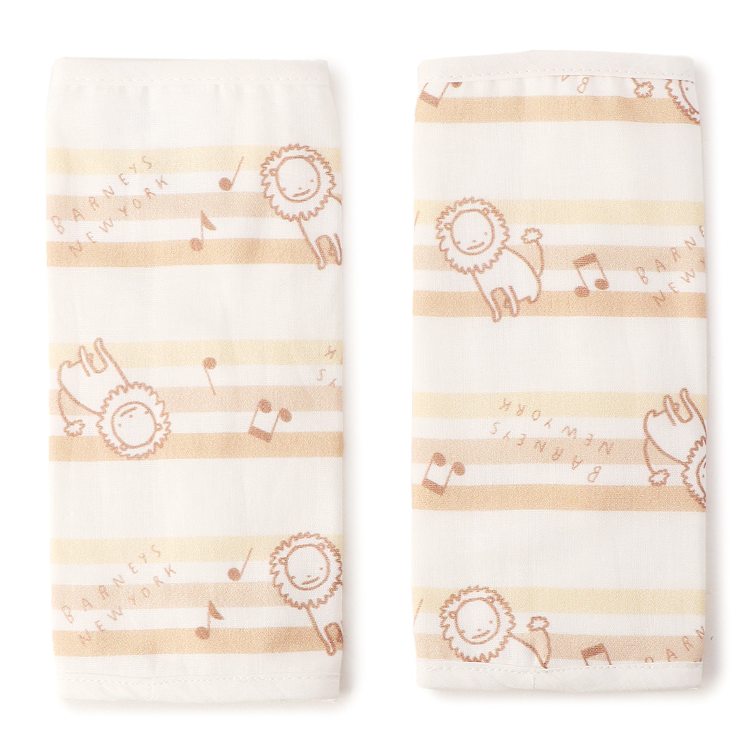 ライオンスコア柄コットンガーゼサッキングパッド