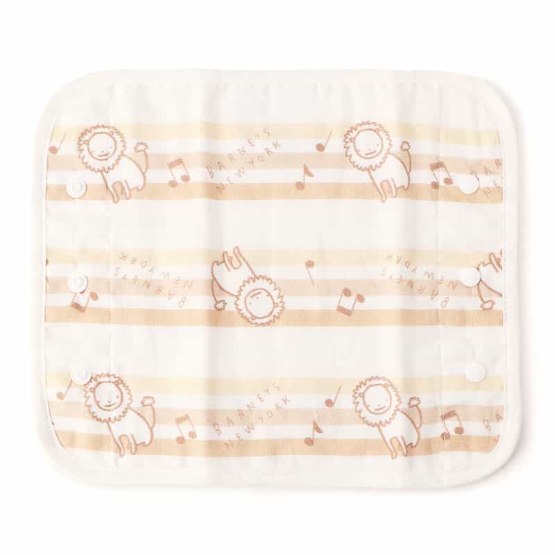 BARNEYS NEW YORK ライオンスコア柄コットンガーゼサッキングパッド NONE