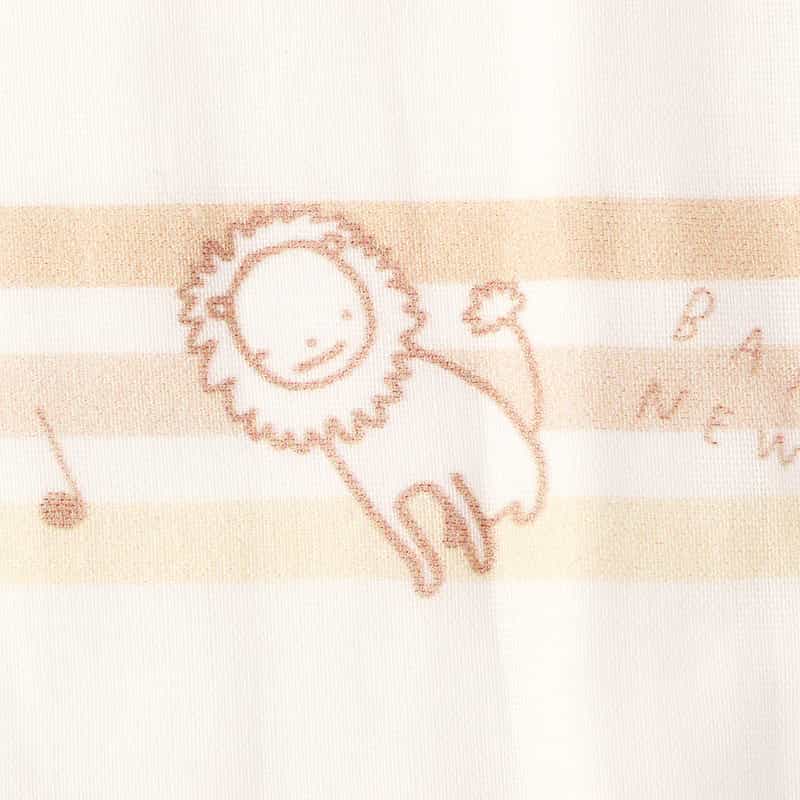 BARNEYS NEW YORK ライオンスコア柄コットンガーゼサッキングパッド NONE