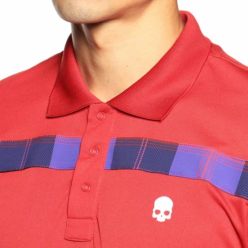 HYDROGEN ロゴポロシャツ RED