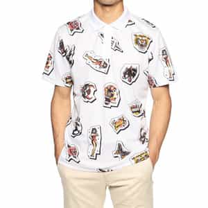 プリントポロシャツ