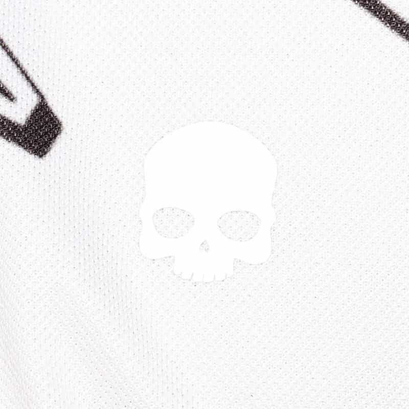 HYDROGEN プリントポロシャツ WHITE