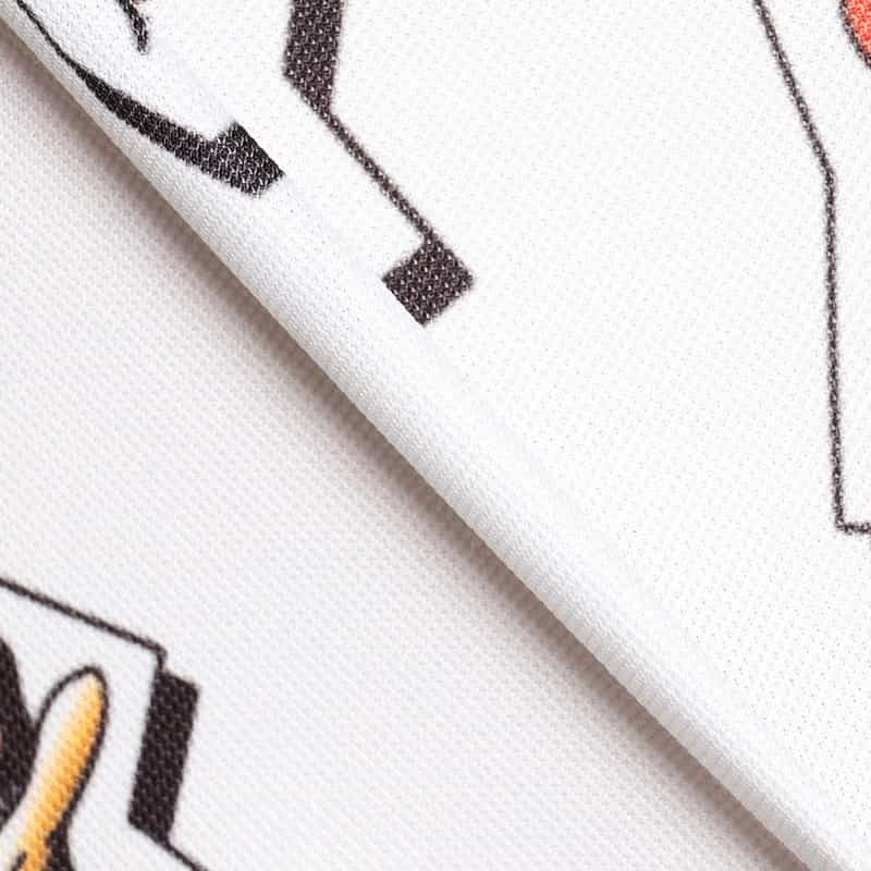 HYDROGEN プリントポロシャツ WHITE