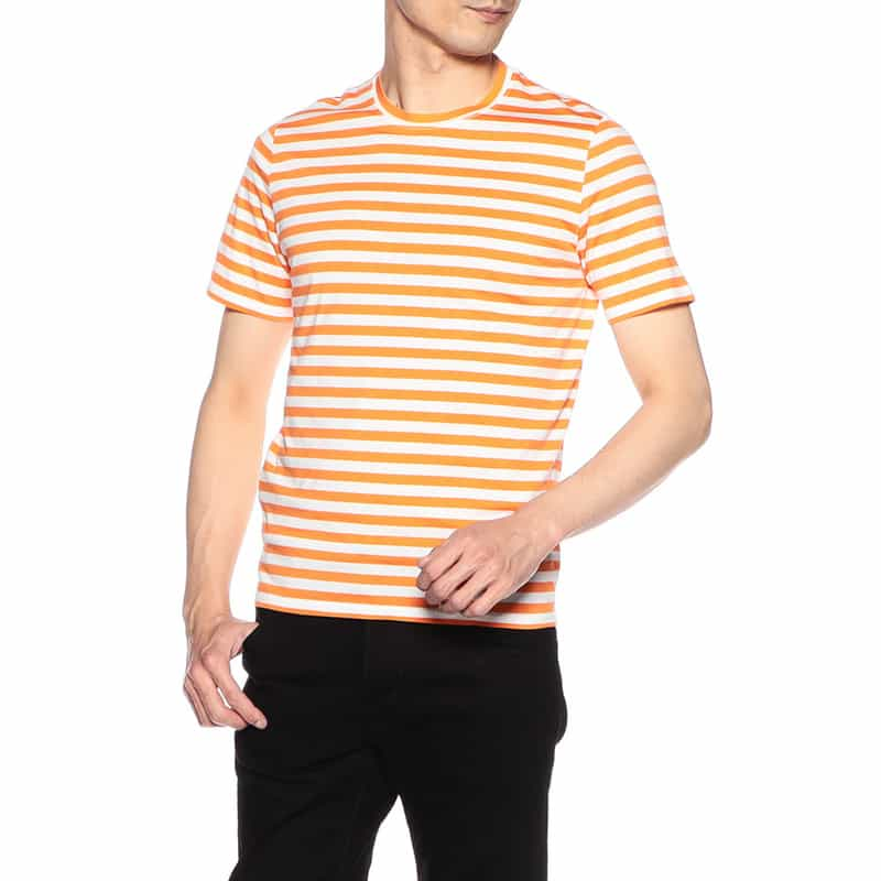 FEDELI ボーダーTシャツ ORANGE