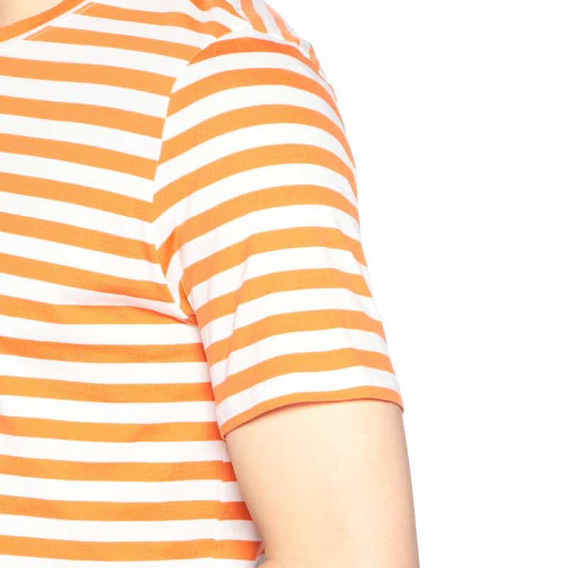 FEDELI ボーダーTシャツ ORANGE