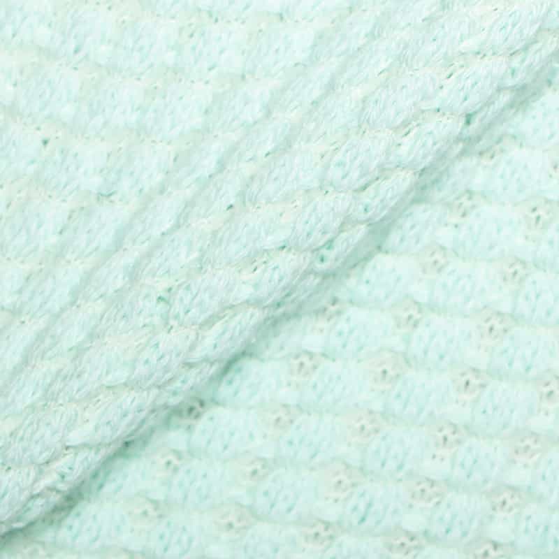 SEA GREEN オニワッフルジップアップパーカー LIGHT BLUE