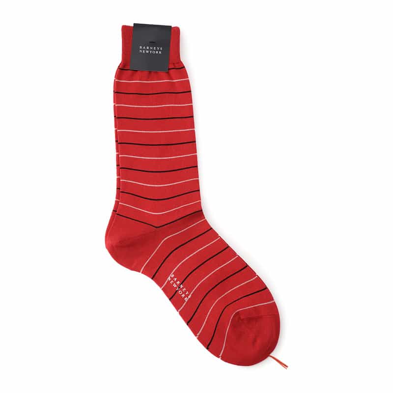 BARNEYS NEW YORK ソックス RED