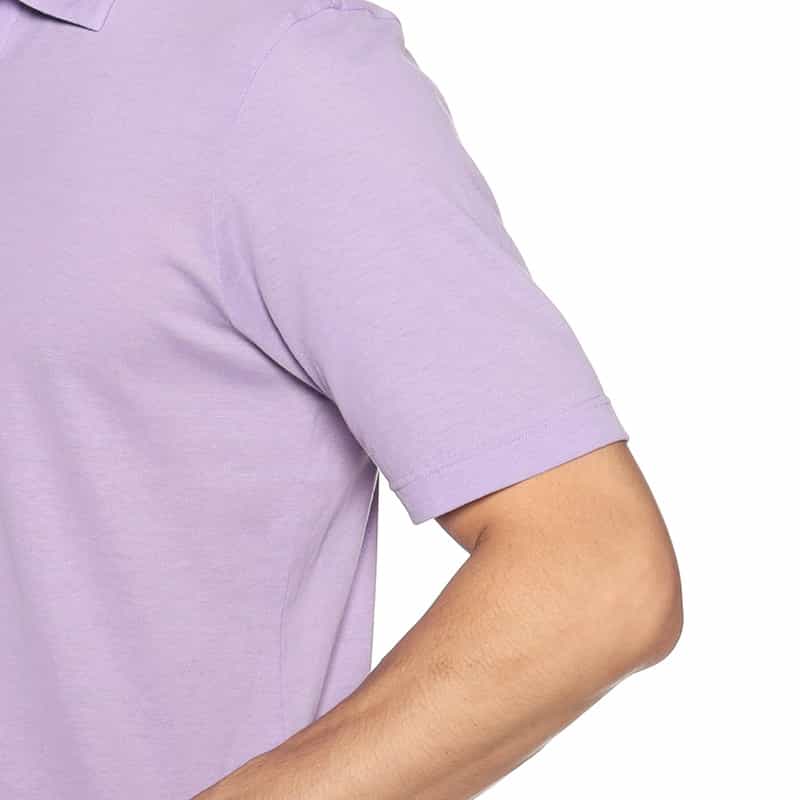 GRANSASSO バーニーズ　ニューヨーク限定カノコスキッパーシャツ LIGHT PURPLE