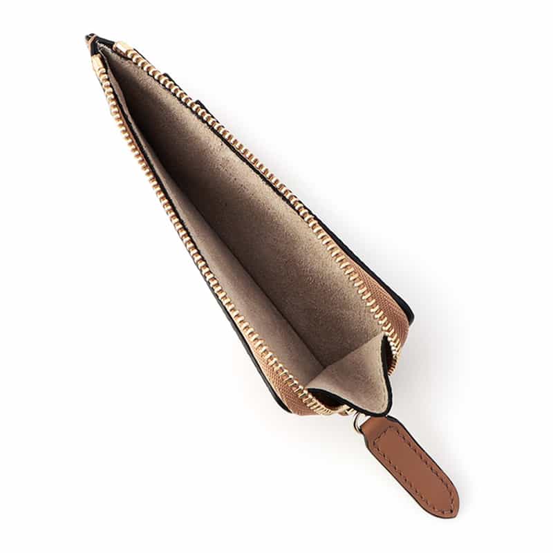 SMYTHSON コインケース付きカードケース “PANAMA“ LIGHT BROWN
