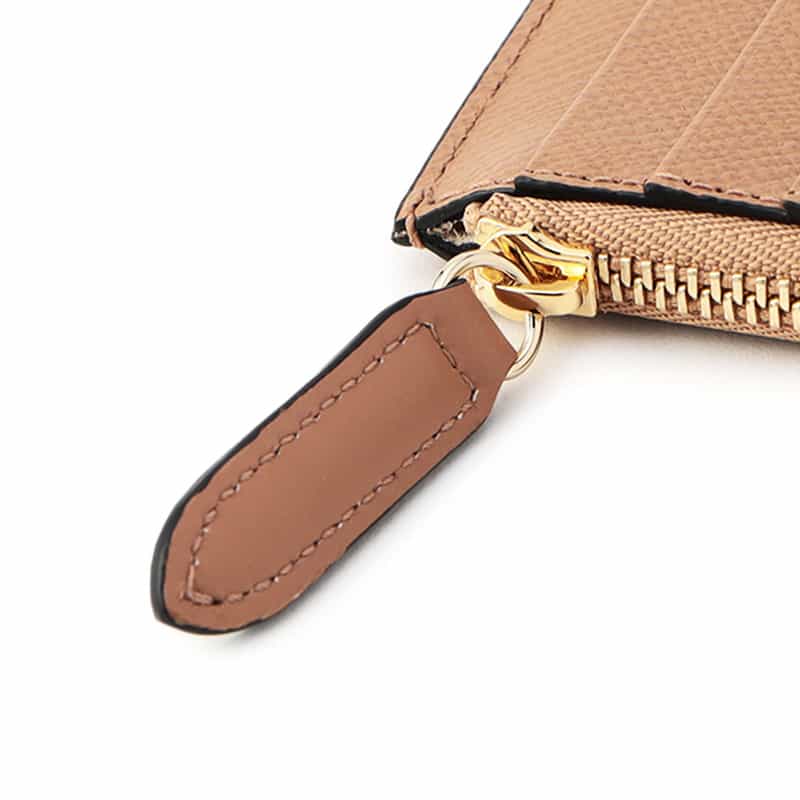 SMYTHSON コインケース付きカードケース “PANAMA“ LIGHT BROWN
