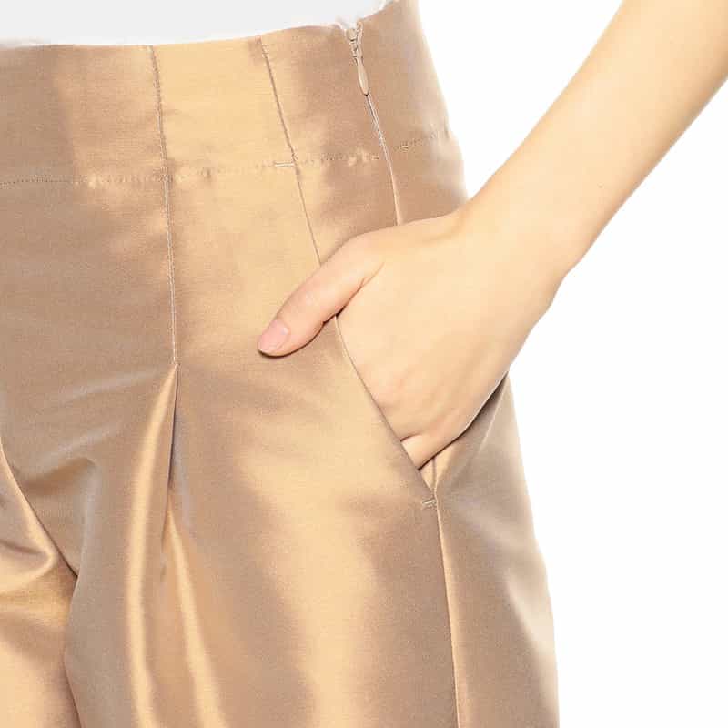 PT TORINO シャイニータックパンツ BEIGE