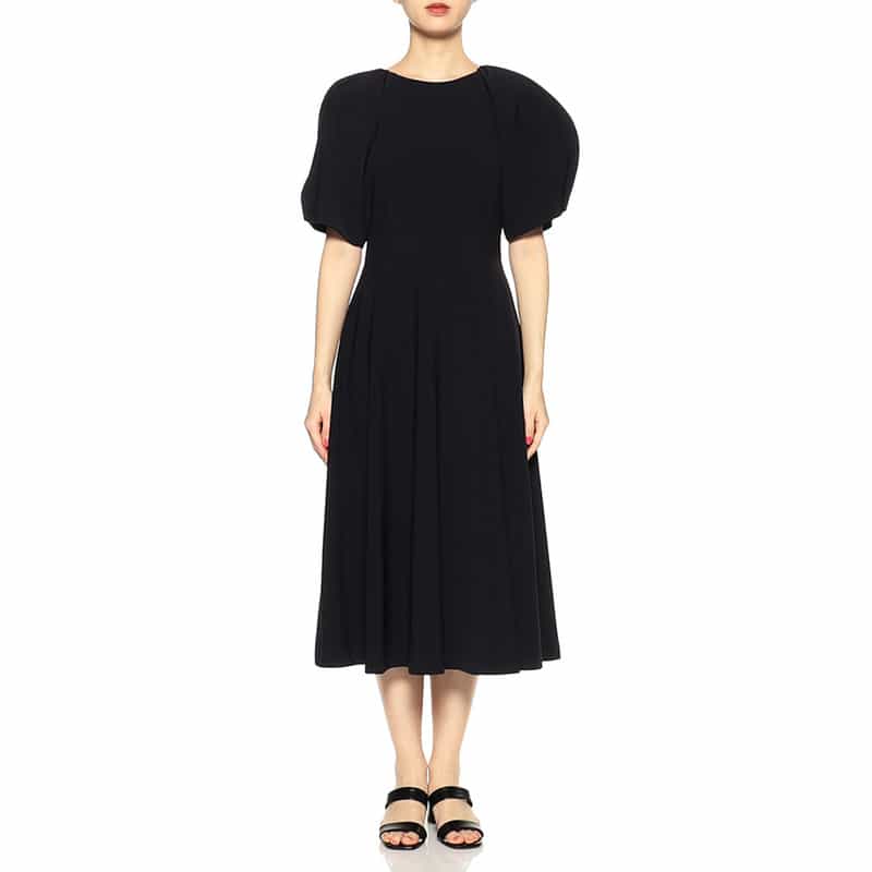 CORCOVADO バルーンスリーブドレス NAVY