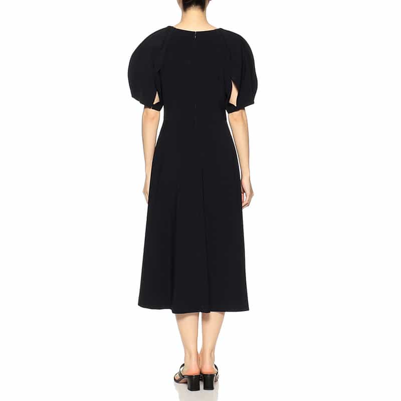 CORCOVADO バルーンスリーブドレス NAVY