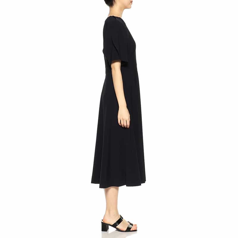 CORCOVADO バルーンスリーブドレス NAVY