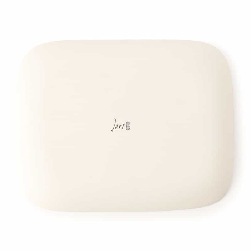 JARS “MAGUELONE"　レクタングルプレート L  クォーツ WHITE