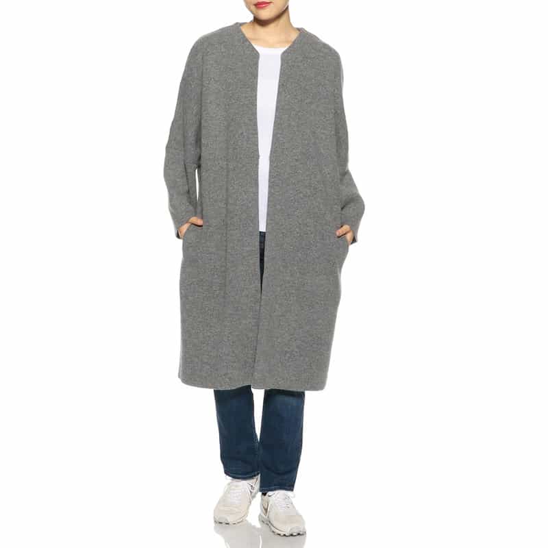 BARNEYS NEW YORK ニットコート GRAY