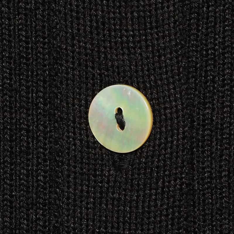 BARNEYS NEW YORK 2WAYリブニットロングカーディガンドレス BLACK