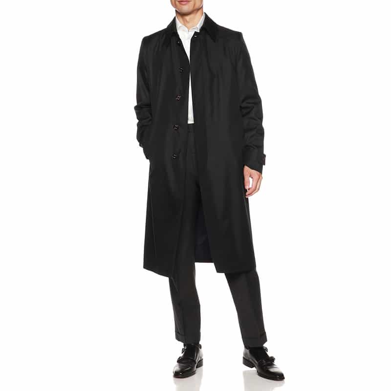 SEALUP シルクバルカラーコート BLACK