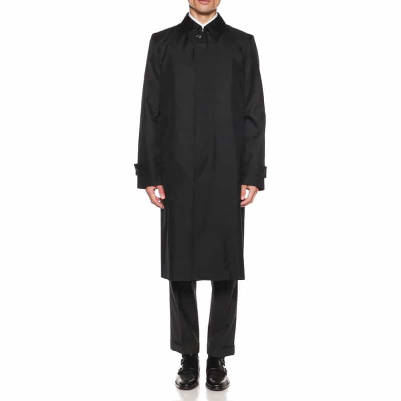 SEALUP シルクバルカラーコート BLACK
