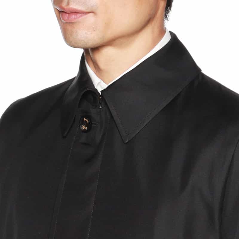 SEALUP シルクバルカラーコート BLACK