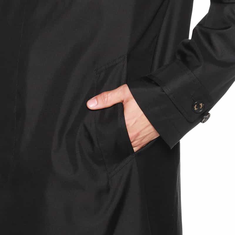SEALUP シルクバルカラーコート BLACK