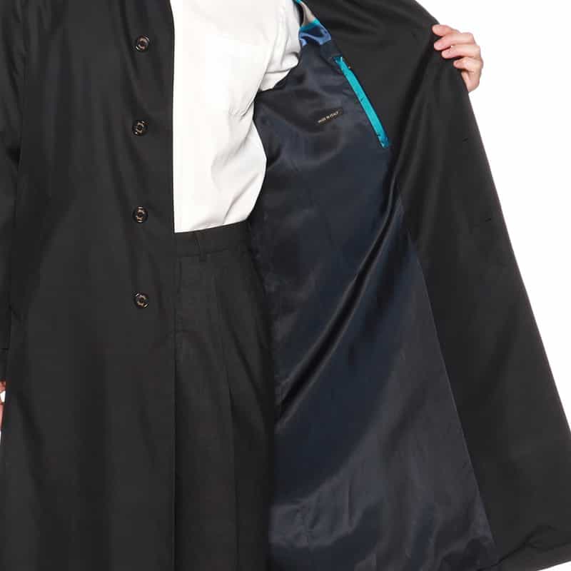 SEALUP シルクバルカラーコート BLACK
