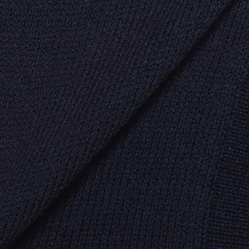 BARNEYS NEW YORK コットンニットカーディガン NAVY
