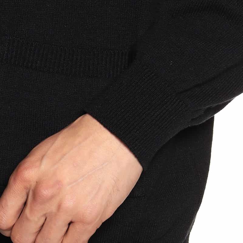 BARNEYS NEW YORK コットンニットカーディガン BLACK