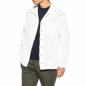 オープンカラーニットシャツ