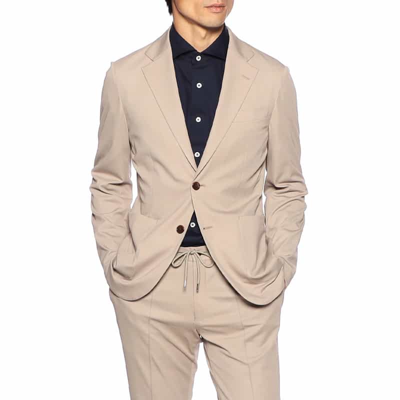 BARNEYS NEW YORK セットアップジャージージャケット BEIGE