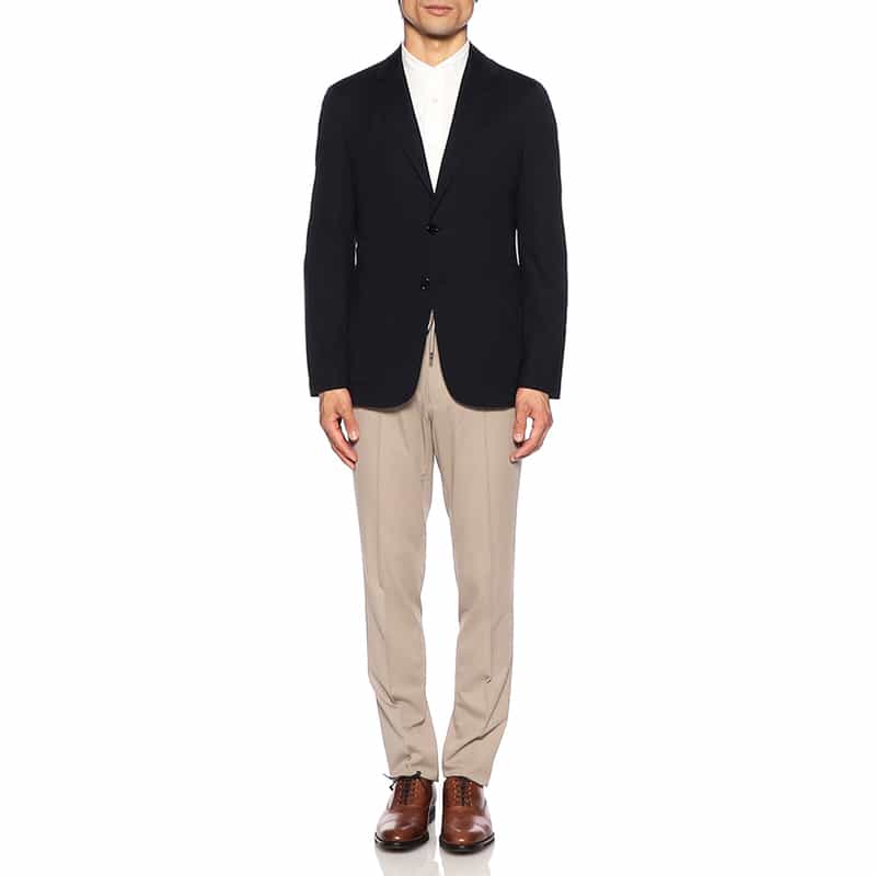 BARNEYS NEW YORK セットアップジャージージャケット NAVY