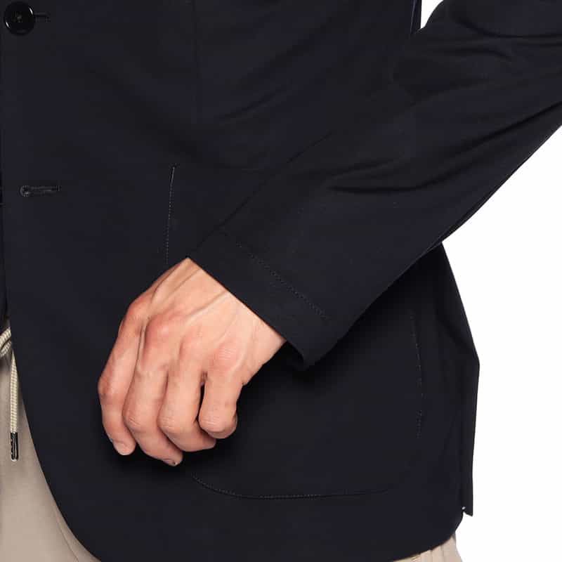 BARNEYS NEW YORK セットアップジャージージャケット NAVY