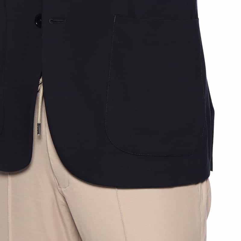 BARNEYS NEW YORK セットアップジャージージャケット NAVY