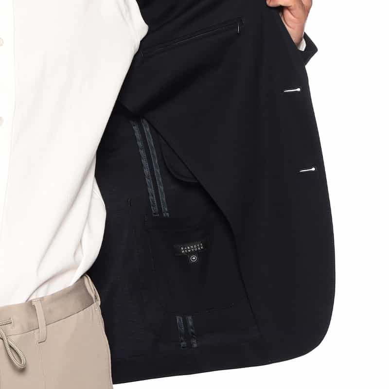 BARNEYS NEW YORK セットアップジャージージャケット NAVY